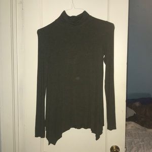 Navy Green Soft Turtleneck sweater